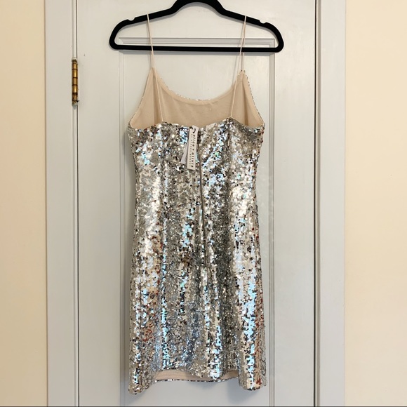 Alice + Olivia Giselle Sequin Tulle Mini Dress NWT - Picture 6 of 16